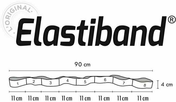 Bandă de rezistență Sveltus Elastiband 10 kg Galben Bandă de rezistență - 3