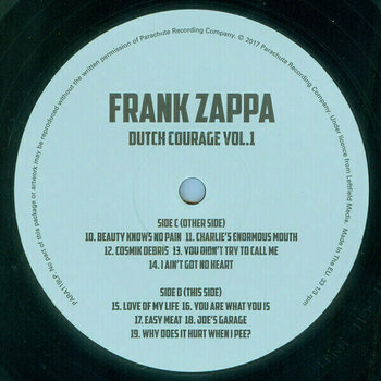 Vinyl Record Frank Zappa - Dutch Courage Vol. 1 (Frank Zappa & The Mothers Of Invention) (2 LP) - 6