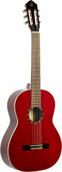 Klasická gitara Ortega R121LWR 4/4 Wine Red - 4