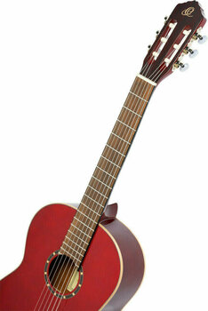 Classical guitar Ortega R121LWR 4/4 Wine Red - 7