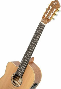 Gitara klasyczna z przetwornikiem Ortega RCE131L 4/4 Natural - 7