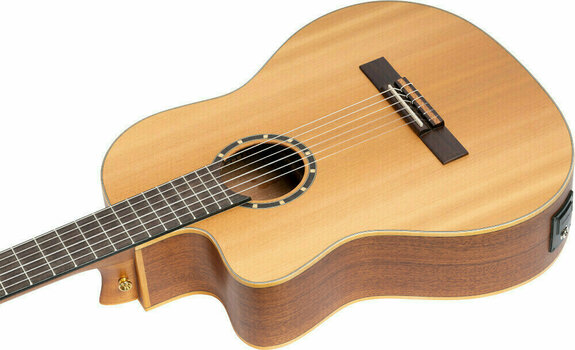 Gitara klasyczna z przetwornikiem Ortega RCE131L 4/4 Natural - 8