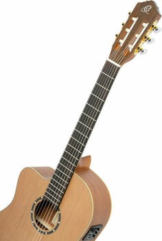 Klasická kytara s elektronikou Ortega RCE131SN-L 4/4 Natural - 7