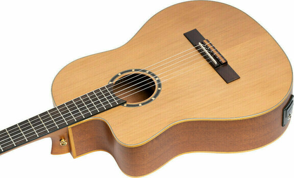 Klasická gitara s elektronikou Ortega RCE131SN-L 4/4 Natural - 8