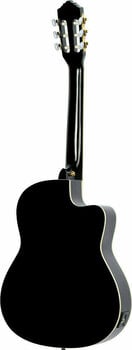 Gitara klasyczna z przetwornikiem Ortega RCE145LBK 4/4 Czarny - 6