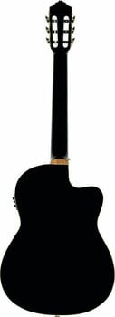 Guitarra clásica con preamplificador Ortega RCE138-T4BK-L 4/4 Negro - 2
