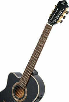 Gitara klasyczna z przetwornikiem Ortega RCE138-T4BK-L 4/4 Czarny - 7