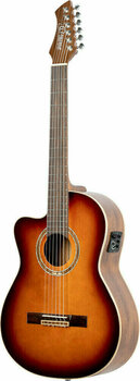 Classical Guitar with Preamp Ortega RCE238SN-FT-L 4/4 Honey Sunburst - 3