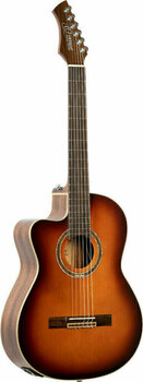 Klassisk gitarr med förförstärkare Ortega RCE238SN-FT-L 4/4 Honey Sunburst - 4