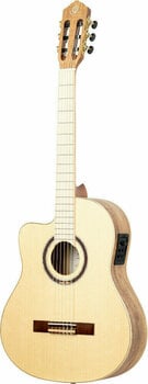 Gitara klasyczna z przetwornikiem Ortega TZSM-3-L 4/4 Natural - 3