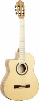 Gitara klasyczna z przetwornikiem Ortega TZSM-3-L 4/4 Natural - 4