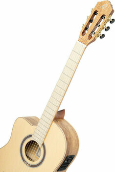 Klasična kitara z elektroniko Ortega TZSM-3-L 4/4 Natural - 7