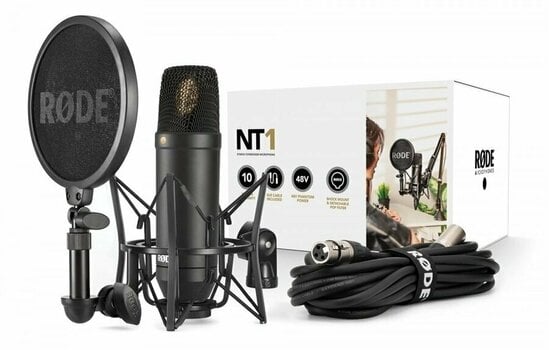 Kondenzátorový studiový mikrofon Rode NT1 Kit Kondenzátorový studiový mikrofon - 6