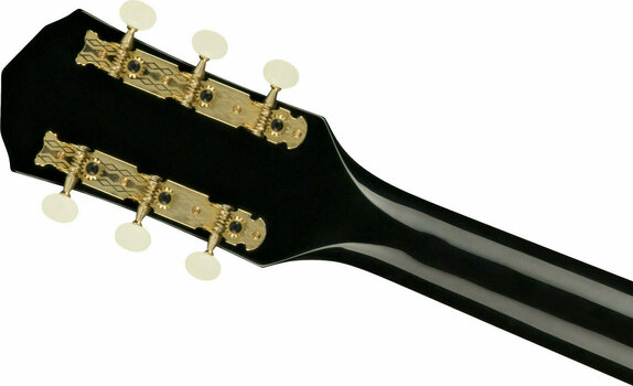 Jumbo elektro-akoestische gitaar Fender Tim Armstrong Hellcat Zwart - 6
