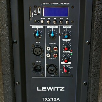 Aktivní reprobox Lewitz TX 212A Aktivní reprobox - 4