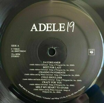 Δίσκος LP Adele - 19 (LP) (180g) - 2