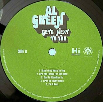 Vinyl Record Al Green - Gets Next to You (US) (LP) - 4