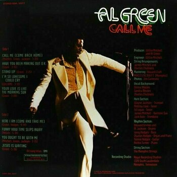 Vinyl Record Al Green - Call Me (180g) (LP) - 2