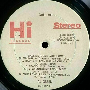 Vinyylilevy Al Green - Call Me (180g) (LP) - 3