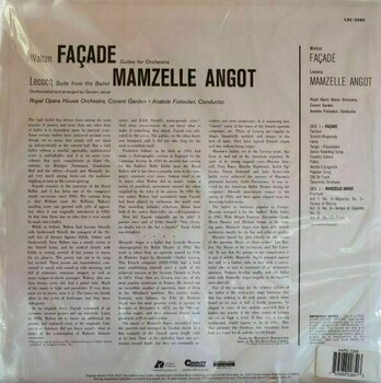 Disco in vinile Anatole Fistoulari - Walton: Facade/ Lecocq: Mamzelle Angot (200g) (LP) - 2