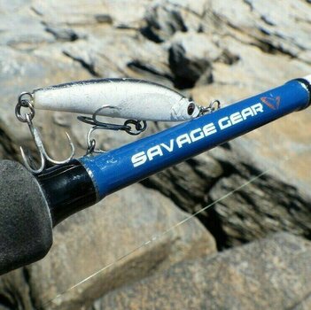 Fishing Wobbler Savage Gear Gravity Pencil Crystal White Glow 5 cm 8 g - 6