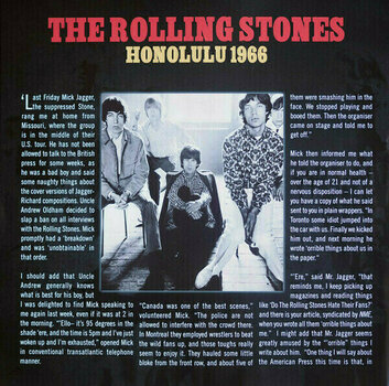 Disco de vinilo The Rolling Stones - Honolulu 1966 (LP) - 2