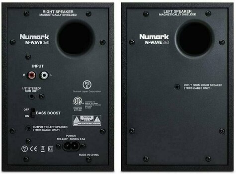 2-pásmový aktívny štúdiový monitor Numark N-Wave360 2-pásmový aktívny štúdiový monitor - 3