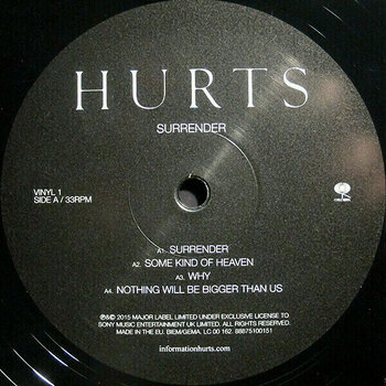 LP Hurts - Surrender (2 LP + CD) - 2