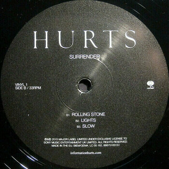 LP Hurts - Surrender (2 LP + CD) - 3