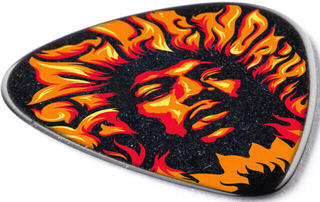 Plettro Dunlop Jimi Hendrix Guitars VD Fire Plettro - 1