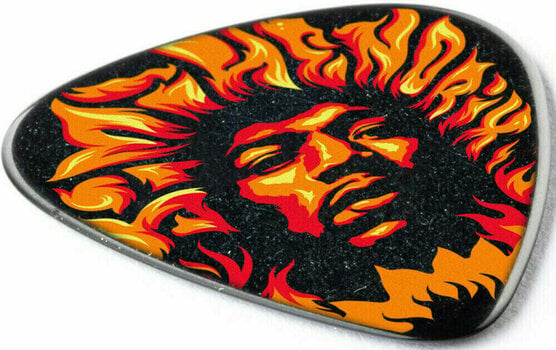Plektra Dunlop Jimi Hendrix Guitars VD Fire Plektra - 2