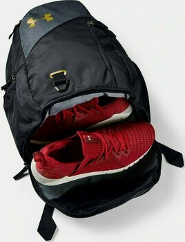 Lifestyle Backpack / Bag Under Armour Hustle 4.0 Black-Grey 26 L Backpack - 4