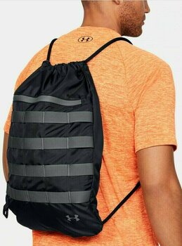 Lifestyle plecak / Torba Under Armour Sportstyle Black/Pitch Grey 25 L Gymsack - 3
