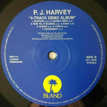 Hanglemez PJ Harvey - 4-Track Demos (LP) - 3