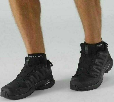 Trail running shoes Salomon XA Pro 3D V8 GTX Black/Black/Black 44 2/3 Trail running shoes - 5
