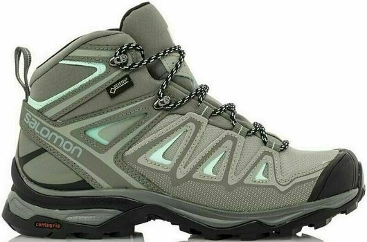 Womens Outdoor Shoes Salomon X Ultra 3 Mid GTX W Shadow/Castor Gray 37 1/3 Womens Outdoor Shoes - 3