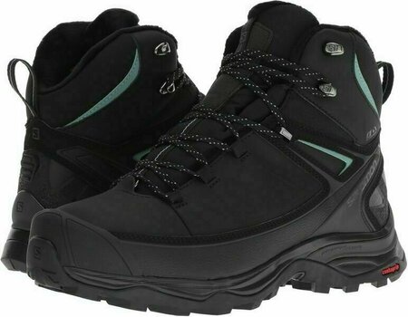 Womens Outdoor Shoes Salomon X Ultra Mid Winter CS WP W Black/Phantom 37 1/3 Womens Outdoor Shoes - 7