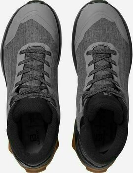 Pánske outdoorové topánky Salomon X Reveal Chukka CSWP Quiet Shade/Black 45 1/3 Pánske outdoorové topánky - 3
