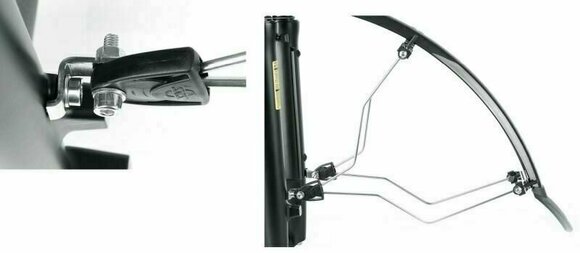 Fahrrad-Schutzblech SR Suntour Fork Front Wheel Stay Kit Silber UNI Vorderseite Fahrrad-Schutzblech - 2