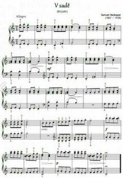 Music sheet for pianos Martin Vozar Výběr klavírních skladeb 1 Music Book - 3