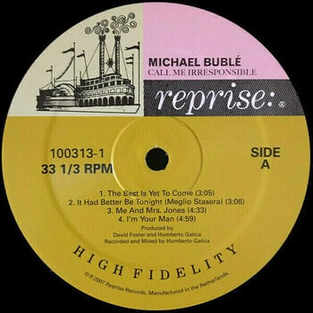 Vinyl Record Michael Bublé Call Me Irresponsible (2 LP) - 3