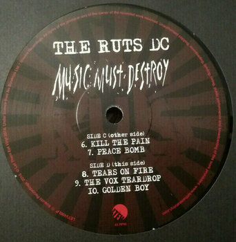 Vinyl Record Ruts DC - Music Must Destroy (2 LP) - 5