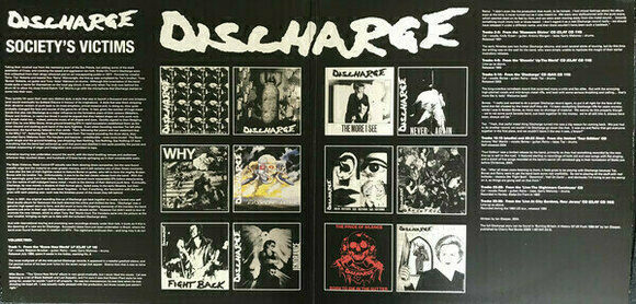 Vinyylilevy Discharge - Society's Victims Vol. 2 (2 LP) - 3