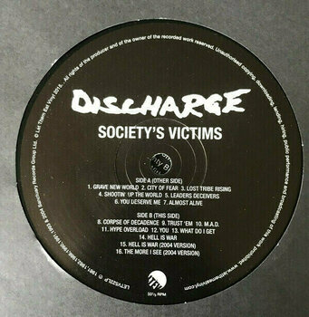 Vinyylilevy Discharge - Society's Victims Vol. 2 (2 LP) - 5