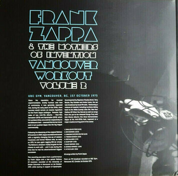 Disco de vinilo Frank Zappa - Vancouver Workout (Canada 1975) Vol2 (Frank Zappa & The Mothers Of Invention) (2 LP) - 3