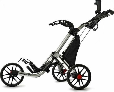 Ročni voziček za golf Snipergolf Shot 2.0 Silver/Black Ročni voziček za golf - 2