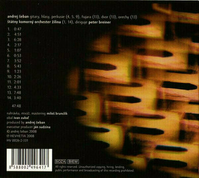 Musiikki-CD Andrej Šeban - Sklony (CD) - 4