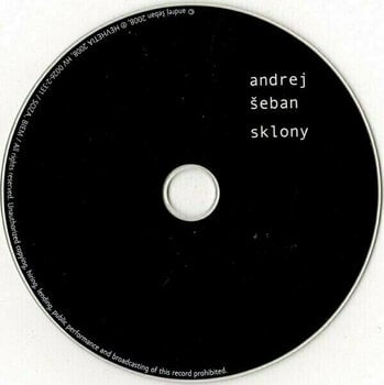 Musik-CD Andrej Šeban - Sklony (CD) - 2