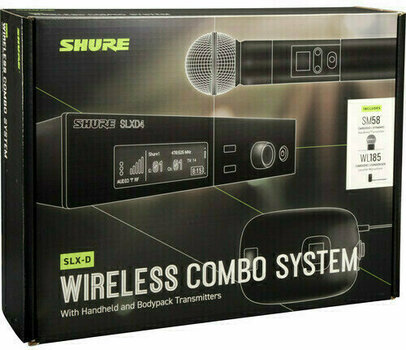 Wireless Handheld Microphone Set Shure SLXD124E/85 G59 - 8