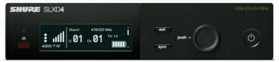 Джобна безжична система Shure SLXD124E/85 H56 - 3